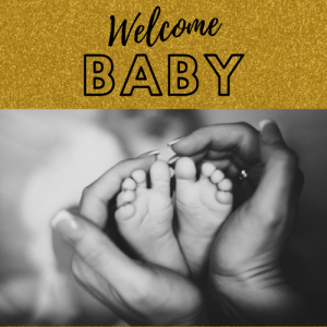 welcome baby logo - square